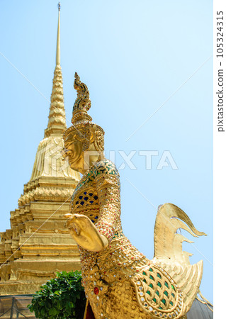 Temple of the Emerald Buddha and Grand Palace Bangkok, Thailand 105324315