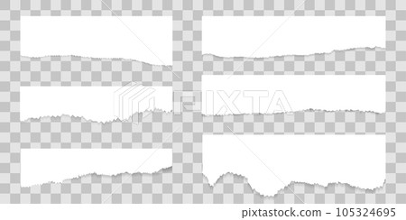 torn paper set torn paper set 105324695