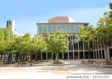 Exterior of Hyogo Performing Arts Center and Takamatsu Park Exterior of Hyogo Performing Arts Center and Takamatsu Park 105325297