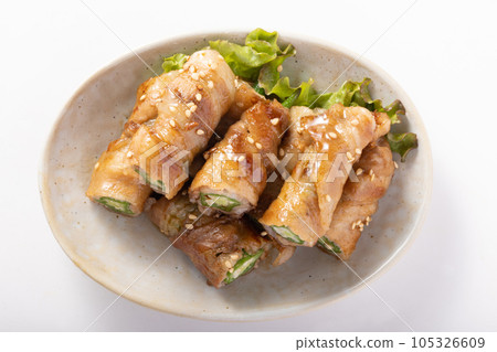 秋葵肉捲 秋葵肉捲 105326609