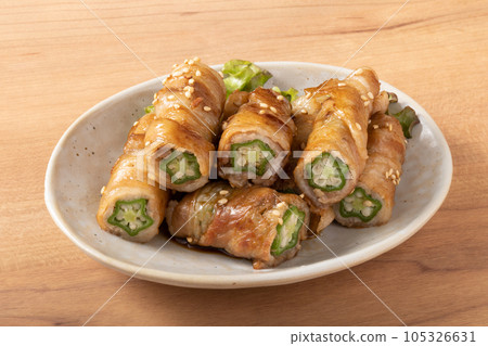 秋葵肉捲 105326631