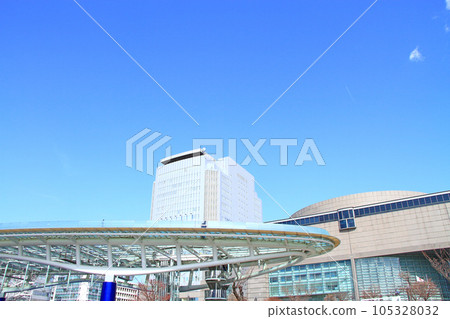 Scenery of Nagoya City, Aichi Arts Center and Spaceship-Aqua Observatory 105328032