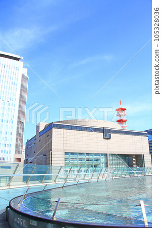 Scenery of Nagoya City, Aichi Arts Center and Spaceship-Aqua Observatory 105328036