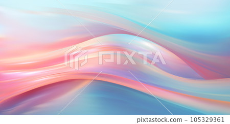 Background of iridescent opalescent liquid in blue and pink Background of iridescent opalescent liquid in blue and pink 105329361