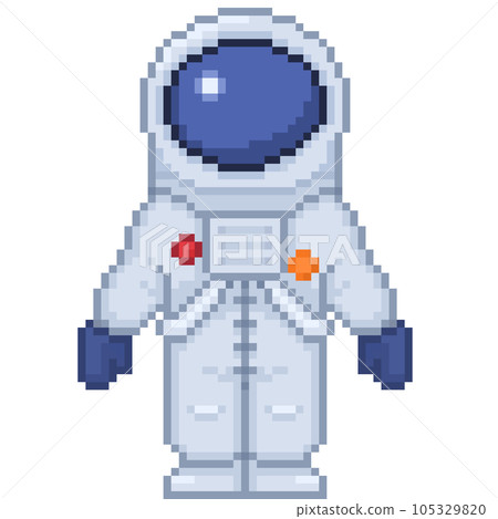 太空服的像素圖 105329820