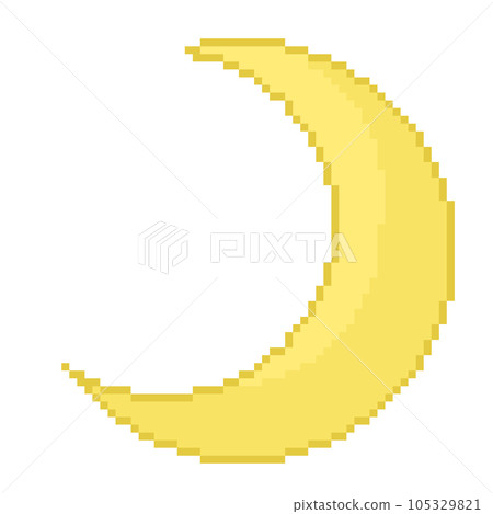 新月像素圖 新月像素圖 105329821