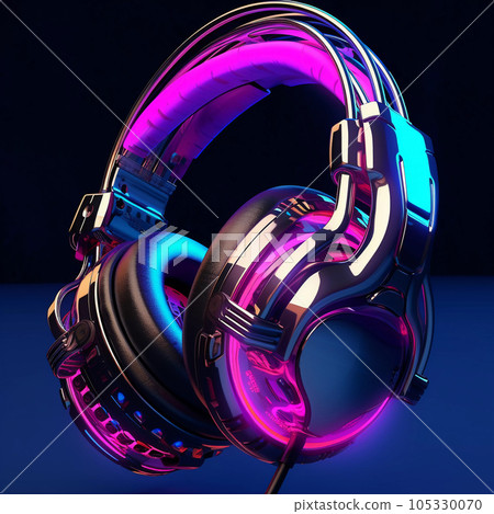 Futuristic Fashionable Headphones Futuristic Fashionable Headphones 105330070