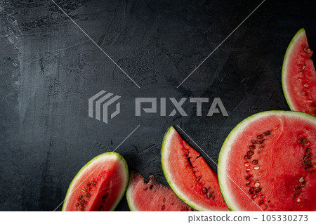 Fresh organic watermelon Fresh organic watermelon 105330273