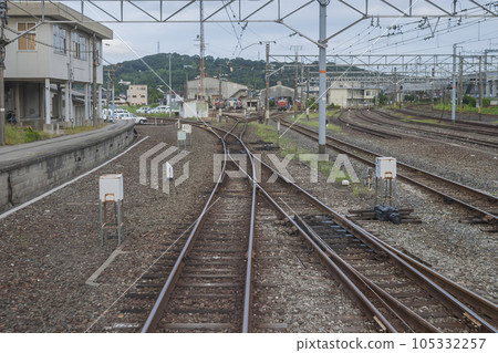 The tracks continue forever, track railroad crossing, Mine line, local line, cement factory, siding line, abandoned line, Asa station, Mine 105332257