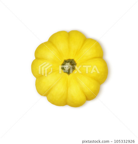 Halloween pumpkin illustration overhead view real Halloween pumpkin illustration overhead view real 105332926
