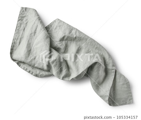 crumpled cotton napkin 105334157