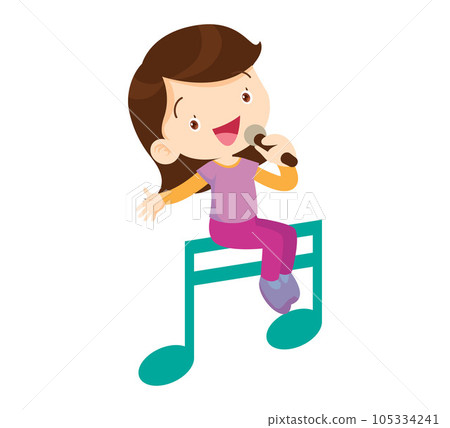 Music kids.Play music concept of music school Music kids.Play music concept of music school 105334241