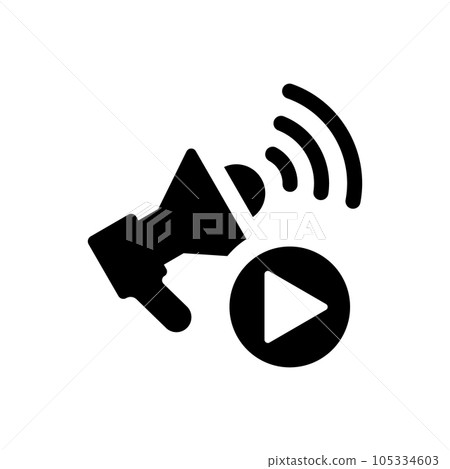 Video marketing icon 105334603