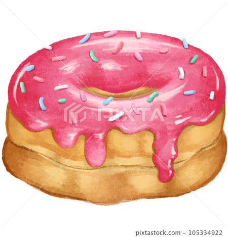 Strawberry Donut 105334922