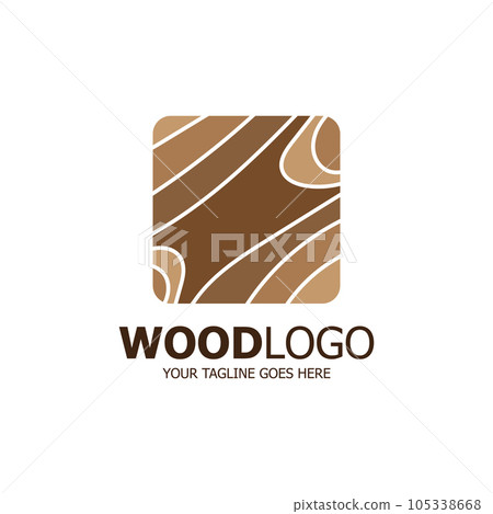 wood logo based design vector template wood logo based design vector template 105338668