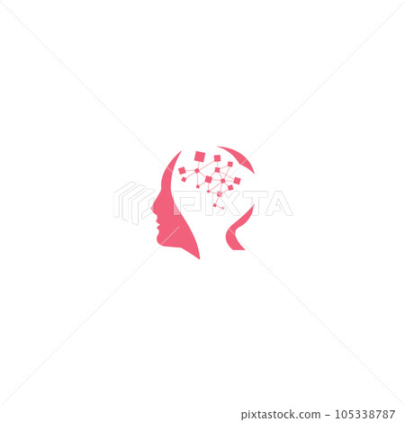nerve cell logo or neuron logo with vector template nerve cell logo or neuron logo with vector template 105338787