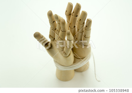 Hand model Restrained hands Hand model Restrained hands 105338948