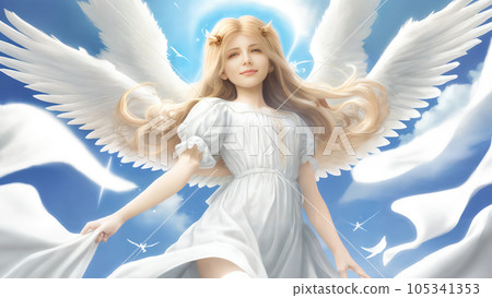 angel with spread wings 1 angel with spread wings 1 105341353