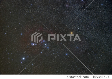 獵戶座周圍的秋季星空天文攝影 105341424