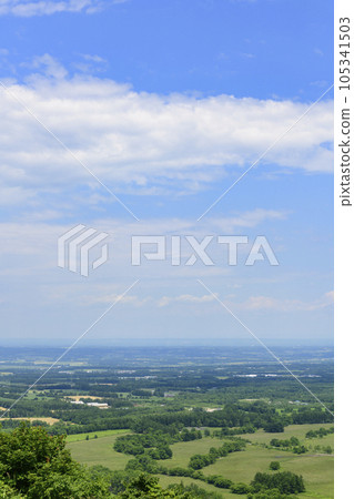 View of Tokachi Plain from Shimizu Maruyama Observatory 105341503