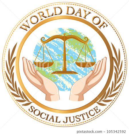 World day of social justice banner 105342592
