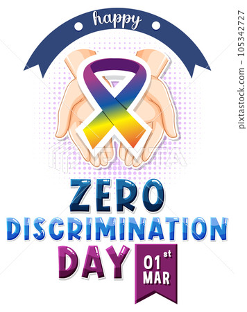 Zero discrimination day banner design Zero discrimination day banner design 105342727
