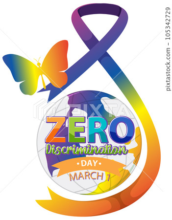 Zero discrimination day banner design 105342729