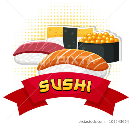 Sushi Japanese nation tradition food symbol Sushi Japanese nation tradition food symbol 105343664