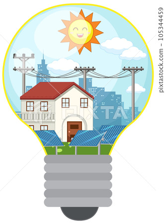 Green energy vector concept 105344459