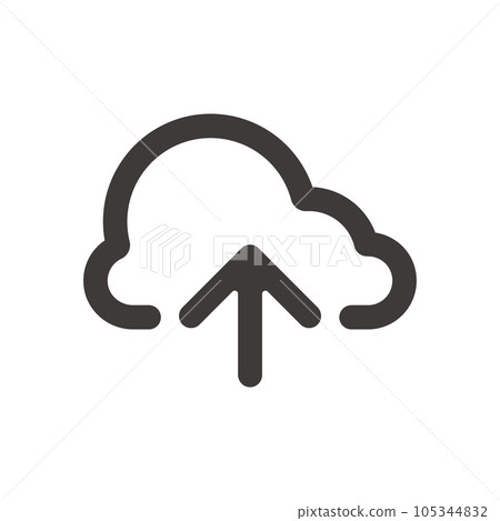 簡單易用的雲上傳圖標,非常適合產品設計、應用程序開發和編程 簡單易用的雲上傳圖標,非常適合產品設計、應用程序開發和編程 105344832