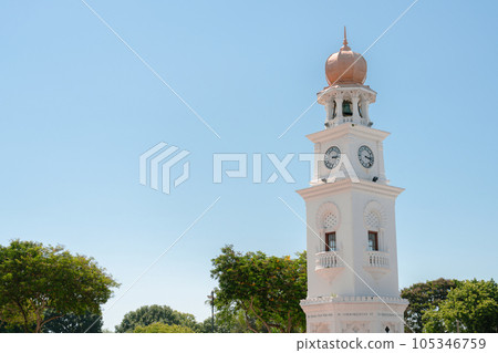 Georgetown Jubilee Clock Tower in Penang, Malaysia 105346759
