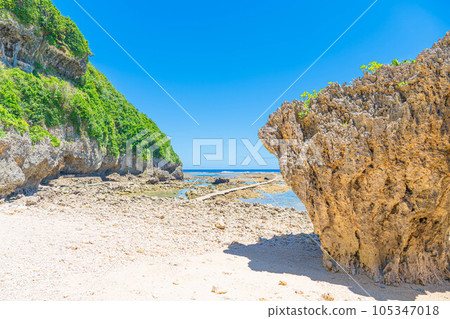 john manjiro beach okinawa beach coast sea john manjiro beach okinawa beach coast sea 105347018