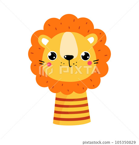 Lion Finger Toy and Puppet for Entertainment Play Vector Illustration Lion Finger Toy and Puppet for Entertainment Play Vector Illustration 105350829