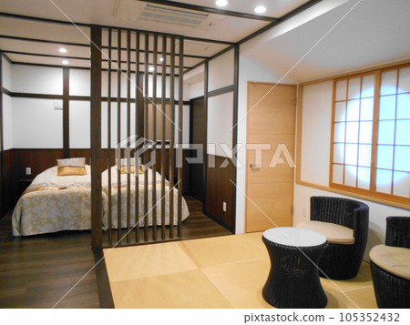 河口湖小屋的日西式客房 河口湖小屋的日西式客房 105352432