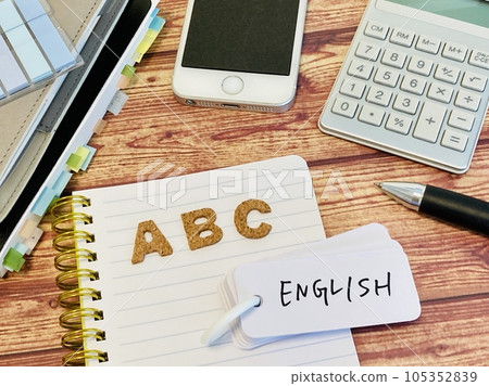 Study ABC and English with a smartphone app Study ABC and English with a smartphone app 105352839
