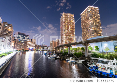 《東京》塔樓公寓夜景 / 東京芝浦灣區 《東京》塔樓公寓夜景 / 東京芝浦灣區 105354279