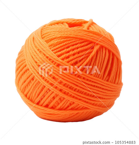 Ball  of  thread. for knitting isolated 105354883