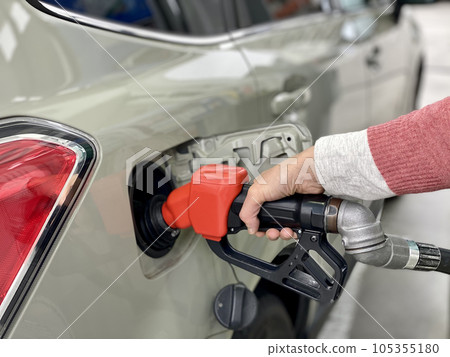 Self-service refueling hand 105355180