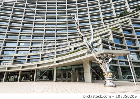 Building view of the Taipei New Horizon in Taiwan. It's a cultural and creative industry corporation. 105356209