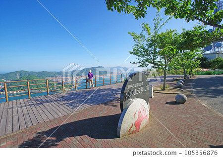 下關市的熱門觀光景點 瀨戶內海國立公園 日之山公園山頂 下關市的熱門觀光景點 瀨戶內海國立公園 日之山公園山頂 105356876