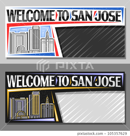 Vector layouts for San Jose 105357629