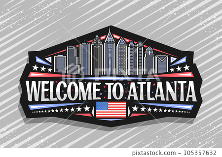 Vector logo for Atlanta 105357632