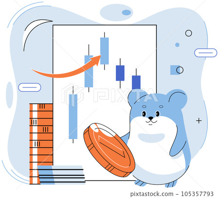 Trading hamster, newbie in finance, economics and money, getting rich on cryptocurrency, novice trader who makes wrong decisions. Inexperienced investor, chaotically accumulating assets in portfolio Trading hamster, newbie in finance, economics and money, getting rich on cryptocurrency, novice trader who makes wrong decisions. Inexperienced investor, chaotically accumulating assets in portfolio 105357793