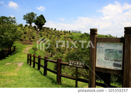 Aso's scenic spot Tagoyama Park 105358357