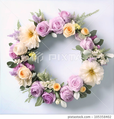 Rose flower and leaf by AI image generation Rose flower and leaf by AI image generation 105358402