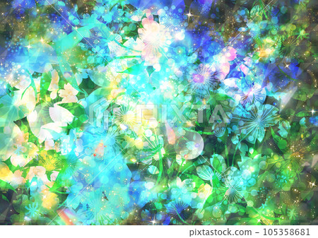 Wallpaper fantastic floral design Wallpaper fantastic floral design 105358681