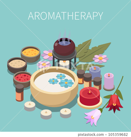Aroma Therapy Isometric Composition 105359682
