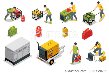 Electric Generator Set 105359693