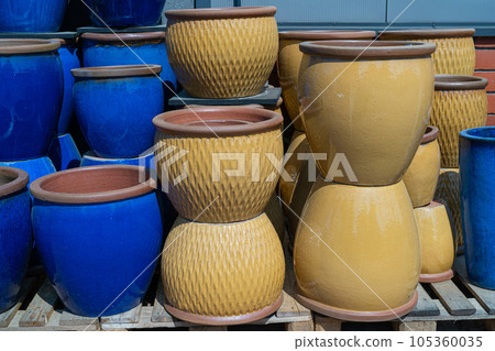 Color Flower Pots, New Ceramic Pottery, Various Clay Handicraft, Garden Vase, Decorative Flower Pots Color Flower Pots, New Ceramic Pottery, Various Clay Handicraft, Garden Vase, Decorative Flower Pots 105360035
