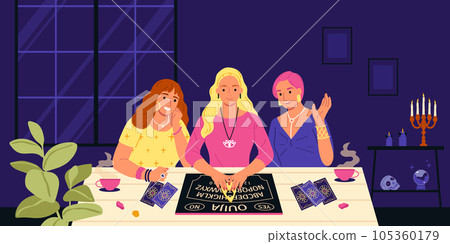 Fortune Telling And Tarot Background 105360179